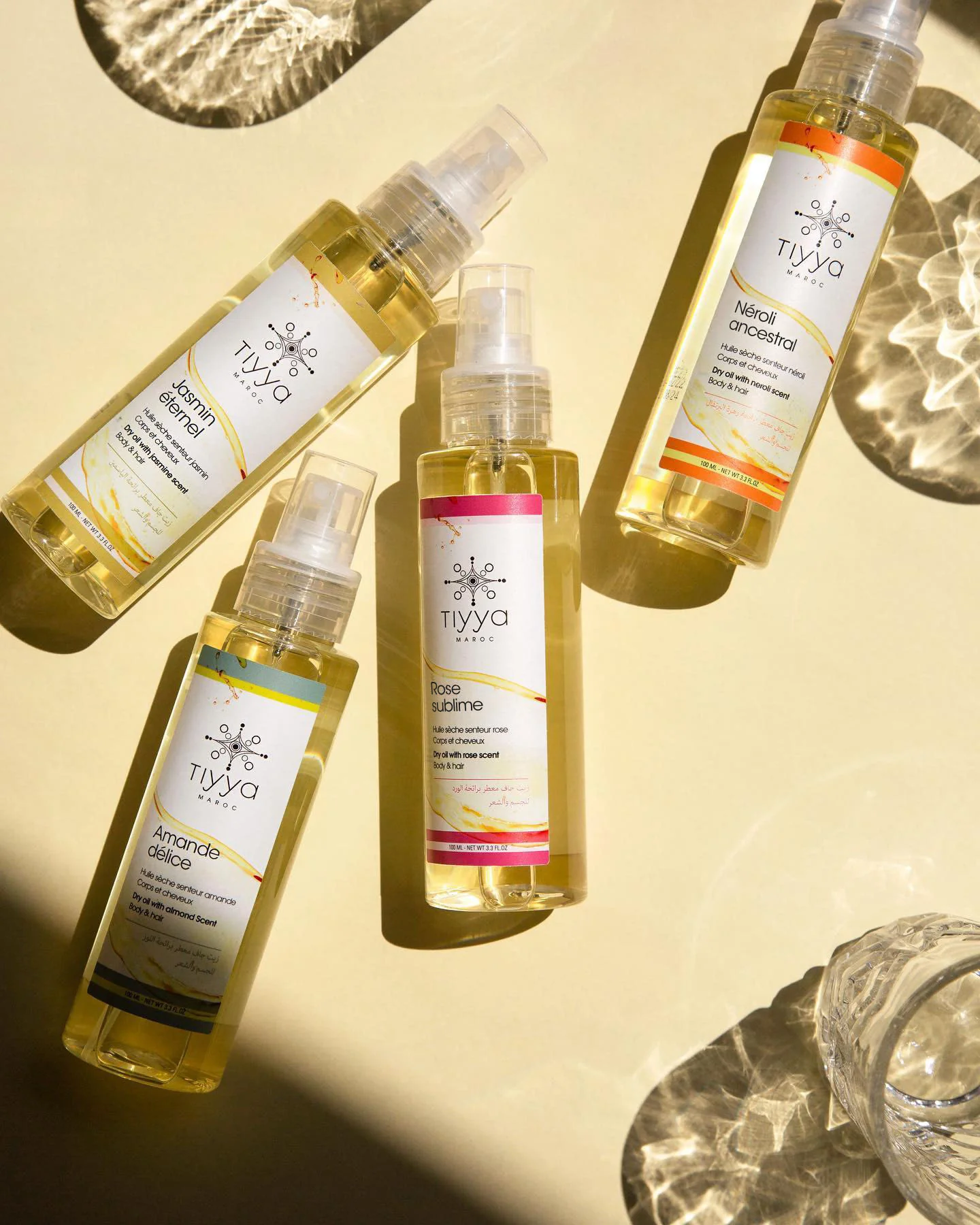 Hydratation aux huiles sèches